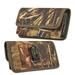 Luxmo Belt Holster Case Horizontal Rugged Nylon [3 Card Slots] Phone Carrying (Fits with Cases) Case Pouch for iPhone 15 Pro Max - Camo