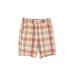 Nautica Shorts: Orange Print Bottoms - Kids Boy's Size 8 - Dark Wash