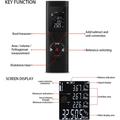 Télémètre Laser Niveau Laser, Télémètre Laser à Charge USB 60m Distance Laser Avec Rétroéclairage