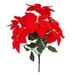 Artificial Red Poinsettia Christmas Flowers Bushes Fake Floral Decorative Ornament for Xâ€™mas Tree Wreath Decor Holiday Decoration Easter Decoration