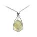 HFINGAQEX Crystal Stone Holder Necklace Adjustable Crystal Cage Necklace Holder Necklace Handmade Crystal Holder Necklace Stainless Steel Cage for Crystal Stone Jewelry Gift for Women Men V5B5