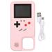 Game Phone Case Color Display Shockproof Protective Retro Video Game Cellphone Cover for Iphone Pink