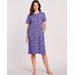 Blair Women's Essential Knit Lounger - Purple - L - Misses