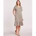 Blair Women's Essential Knit Flounce Hem Dress - Tan - XL - Womens