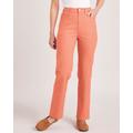 Blair Women's DenimEase Classic 5-Pocket Jeans - Orange - 14PS - Petite Short