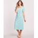 Blair Women's Essential Knit Stripe Drawstring Waist Dress - Blue - 3XL - Womens