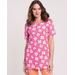 Blair Women's Short Sleeve Anytime Print Tunic - Pink - XL - Womens