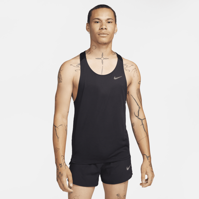 Nike Fast Men's Dri-FIT Running Vest - Black - Polyester