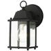 Hamilton 1 Light Textured Black Outdoor Wall Lantern