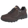 Wanderschuh JACK WOLFSKIN "SUNSET HIKE TEXAPORE LOW M", Gr. 45, braun (schwarz oak), Leder, Textil, sportlich, Schuhe, wasserdicht