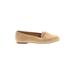 Talbots Flats: Tan Solid Shoes - Women's Size 7 1/2 - Almond Toe