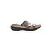 Clarks Sandals: Silver Shoes - Women's Size 9 1/2