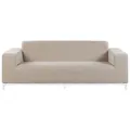 Beliani Garden Sofa Beige With White Rovigo