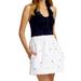 Lilly Pulitzer Dresses | Lilly Pulitzer Womens Quinn Resort White Let It Rip Embroidery Dress Size Large | Color: Blue/White | Size: L