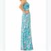 Lilly Pulitzer Dresses | Lilly Pulitzer Holbrook Maxi Dress | Color: Blue/Green | Size: Xs