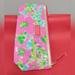 Lilly Pulitzer Bags | Lilly Pulitzer For Estee Lauder Womens Makeup Bag Multicolor Pink Floral Zip S | Color: Green/Pink | Size: Os