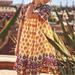 Anthropologie Dresses | Anthropologie Tanvi Kedia Narcisa Caltha Swing Dress | Color: Gold/Pink | Size: S