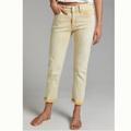 Anthropologie Jeans | Anthropologie Pilcro Yellow Washed Slim Boyfriend Rolled Hem Jeans 25 | Color: Orange/Yellow | Size: 25