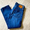 Levi's Jeans | Levis White Oak Low Rise Distressed Blue Jeans | Color: Blue | Size: 24