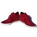 Converse Shoes | Converse 550671c Chuck Taylor Dahlia Lux Hidden Heel Suede Sneakers Red Sz 10 | Color: Red | Size: 10