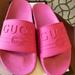 Gucci Shoes | Authentic Pink Gucci Slides | Color: Pink | Size: 9