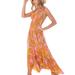 Free People Dresses | Free People Heat Wave Printed Maxi | Color: Green/Orange | Size: L