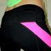 Pink Victoria's Secret Pants & Jumpsuits | -Pink Victoria Secret, Cropped Yoga Pants | Color: Black/Pink | Size: S