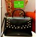 Kate Spade Bags | Kate Spade Dorina Serrano Place Pearl Satchel Handbag Bag Black Nwt | Color: Black/Gold | Size: Os