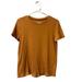 American Eagle Outfitters Tops | American Eagle Women’s Size Small Tan/Brown Short Sleeve Shirt | Color: Brown/Tan | Size: S