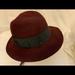 Kate Spade Accessories | Kate Spade New York Hats Off Burgundy Black Hat - One Size Gorgeous | Color: Black/Red | Size: Os