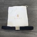 Gucci Other | Gucci Child Belt Navy Blue Suede Size S | Color: Blue | Size: S