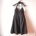 J. Crew Dresses | J. Crew Lydia Black 50s Style Halter Flare Dress With Pockets 100% Cotton - 6 | Color: Black | Size: 6