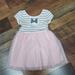 Disney Dresses | Disney X Jumping Beans Short Sleeve Minnie Mouse Dress With Tutu, Size 24m | Color: Pink/White | Size: 24mb