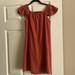 Madewell Dresses | Madewell Off The Shoulder Dress | Color: Red | Size: Xsp