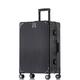 Hard Shell Suitcase Trolley Suitcase Travel Suitcase Hand Luggage Telescopic Handle TSA 4 Wheels, black, M, hard shell trolley with swivel wheels