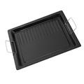 BESPORTBLE 2 Pcs Grill Plate BBQ Grill Portable Baking Tray Rectangular Tray Outdoor Cooking Stove Non Stick Frying Pan Square Baking Dish Grill Holder for Fish Iron Steak Non Stick Pan