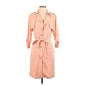 Lovers + Friends Trenchcoat: Long Tan Print Jackets & Outerwear - Women's Size X-Small