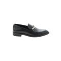 Vagabond Flats: Loafers Chunky Heel Casual Black Print Shoes - Women's Size 40 - Almond Toe