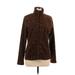 L-RL Lauren Active Ralph Lauren Fleece Jacket: Brown Leopard Print Jackets & Outerwear - Women's Size Large