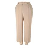 Sag Harbor Dress Pants - High Rise: Tan Bottoms - Women's Size 20