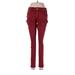 American Eagle Outfitters Casual Pants - High Rise: Burgundy Bottoms - Women's Size 6