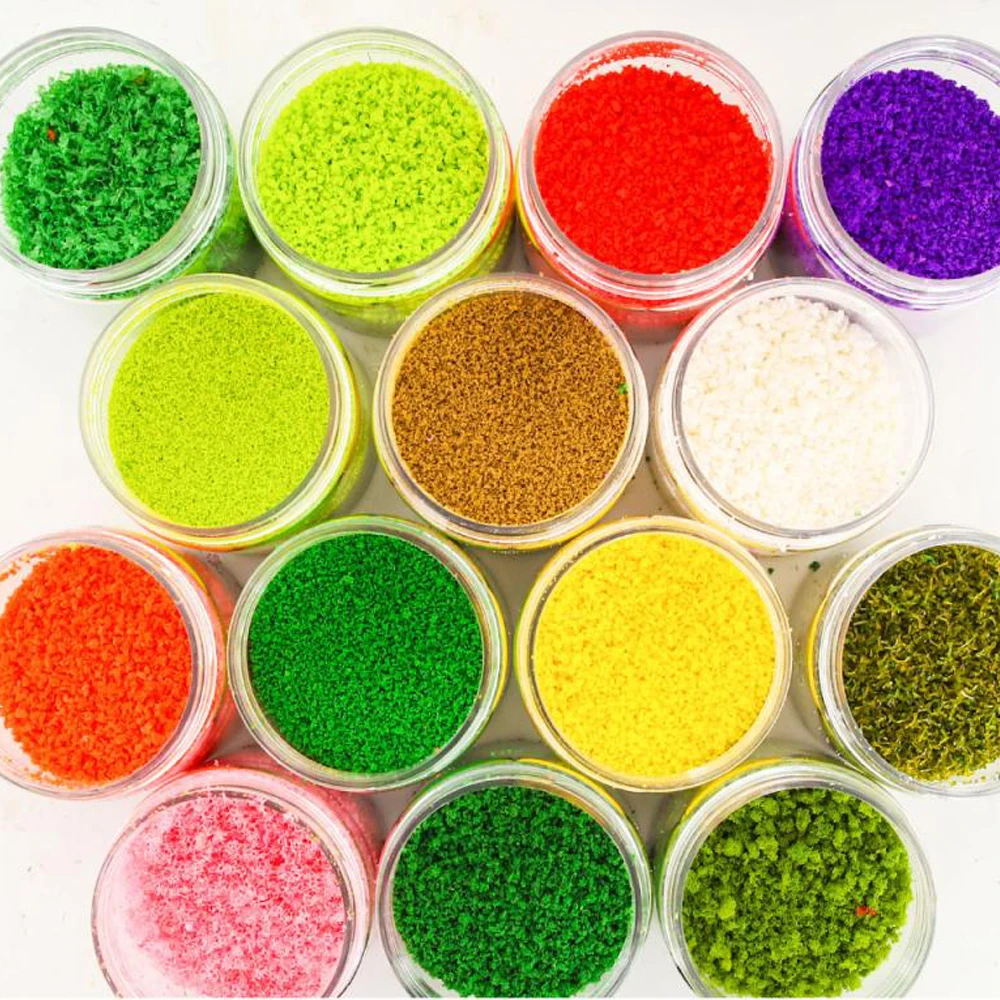 125ML/Flasche Simulation Baum Pulver Gras Pulver Diy Modellbau Bäume Materialien Architektur Gebäude Militär Szene Diorama Image