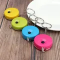 Mini 1.5 Meters Small Clothing Size Keychain Tape Measure Candy Color Tape Measure
