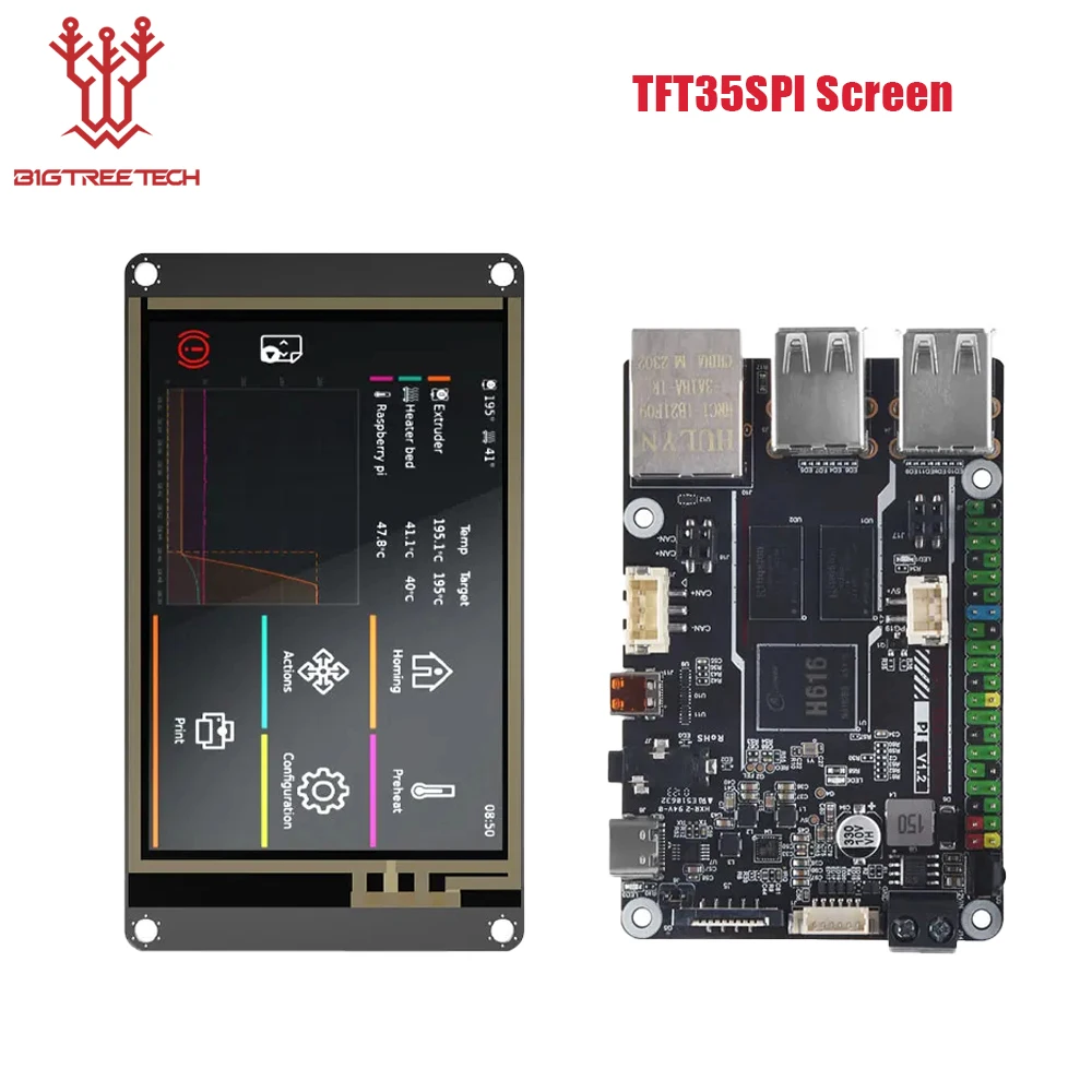 Bigtreetech tft35 spi v5.0 Touchscreen 2 1 Zoll Display io2can 3D-Drucker pi v5.0 für btt manta m8p m4p Board cb1 klipper Board Image