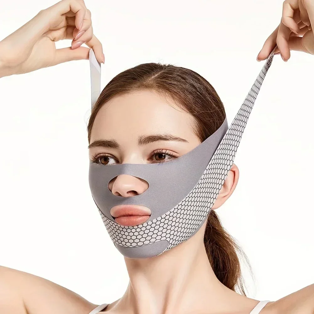 Gesicht Abnehmen Verband V Linie Shaper Face Lifting Gürtel Anti Falten Gesichts Massage Gurt Doppel Kinn Reduzierer Hautpflege Werkzeuge Image