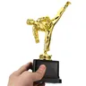 Trophäen Cup Trophäen Auszeichnung Gold Taekwondo Trophäe Wettbewerb Schule Preis Dekor Kindergarten