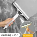 3 In 1 Glass Cleaning with Spray Bottle Wipe Shower Screen Clean Window Cleaning Tool Multi-Purpose