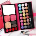 33 Colors Makeup Kit Eyeshadow Powder Blush Lipstick Pallets Long Lasting Girl Pan with Mirror
