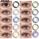 AMARA 1 Pair Colored Contact Lenses for Eyes Blue Eye Lenses Green Contact Lenses Gray Lense Big Eye