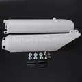 White Plastic Fork Guard Front Fork Tube Cover for Honda CRF CR 125 250 450 R X RX CRF250 CRF450